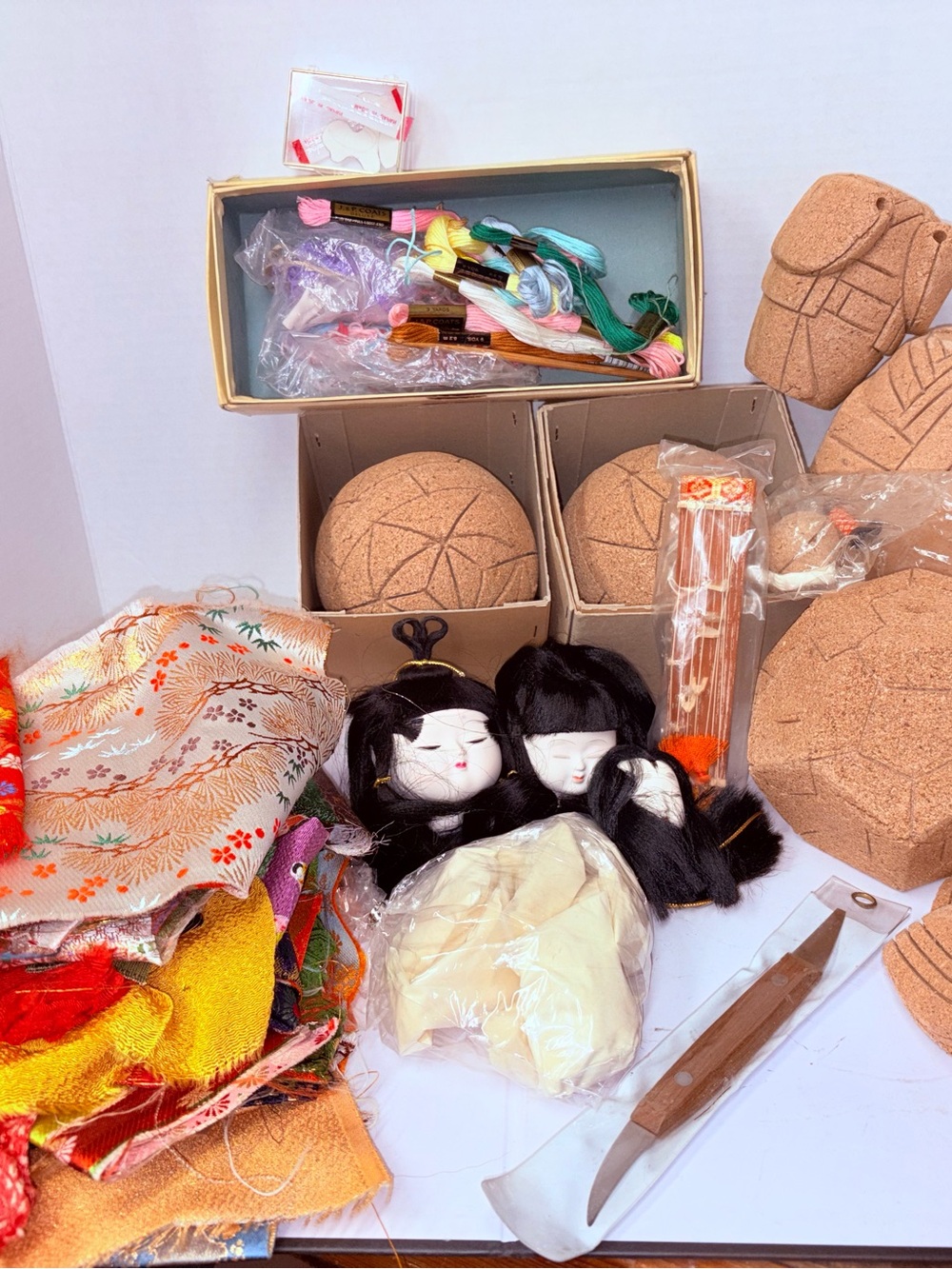 Kimekomi Japanese Doll Making Materials